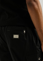 Dolce & Gabbana Stretch-cotton Cargo Sweatpants Black