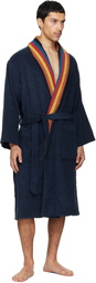 Paul Smith Navy 'Artist Stripe' Robe