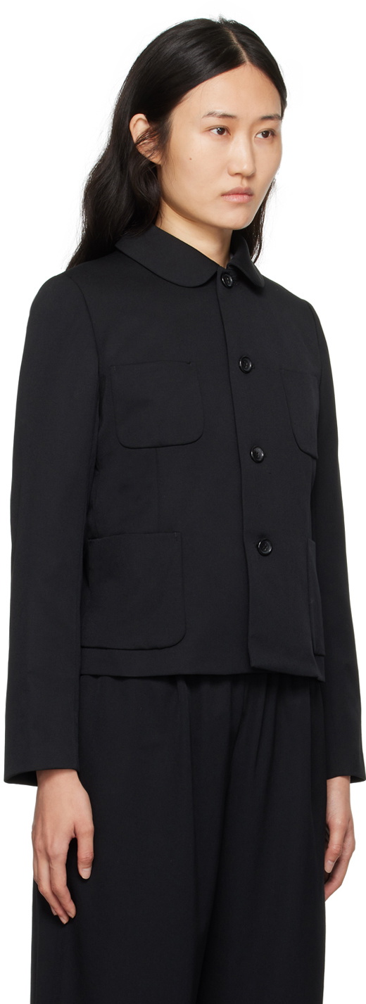 Comme des Garçons Girl Black Four Pocket Jacket