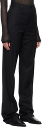 Ann Demeulemeester Black Vanja Asymmetric Trousers