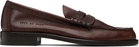 Common Projects Brown Leather Loafers
