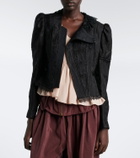 Chloé Wool and silk-blend jacquard lace jacket