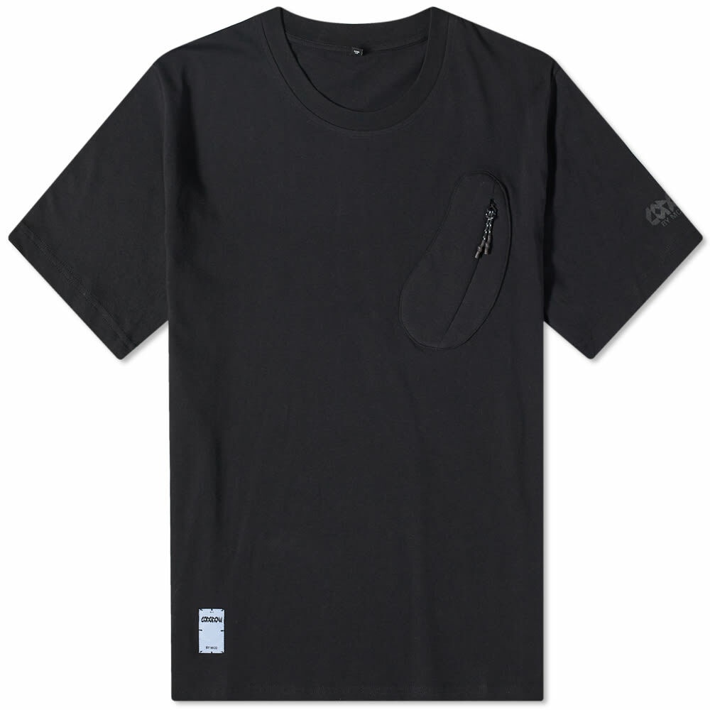 Photo: MCQ Men's Padded T-Shirt in Darkest Black