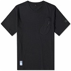 MCQ Men's Padded T-Shirt in Darkest Black