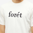 Foret Men's Resin Logo T-Shirt in Cloud/Black