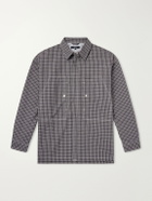 COMME DES GARÇONS HOMME - Checked Cotton-Shell Overshirt - Black