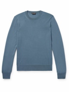 TOM FORD - Cashmere and Silk-Blend Sweater - Blue