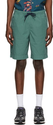 PS by Paul Smith Green Cotton Drawstring Shorts