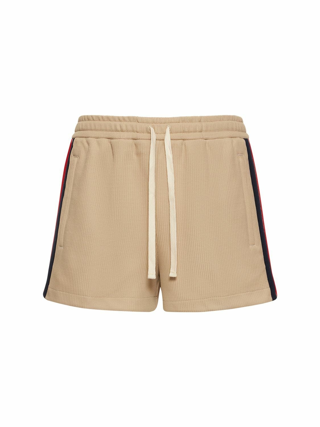 Photo: GUCCI - Logo Cotton Blend Shorts
