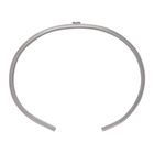 Maison Margiela Silver Slim Layered Number Bracelet