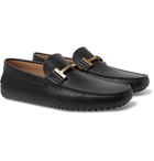 Tod's - Full-Grain Leather Loafers - Men - Black