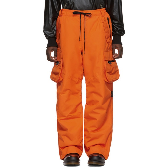 Photo: Raf Simons Orange Templa Edition Wadded Cargo Pants