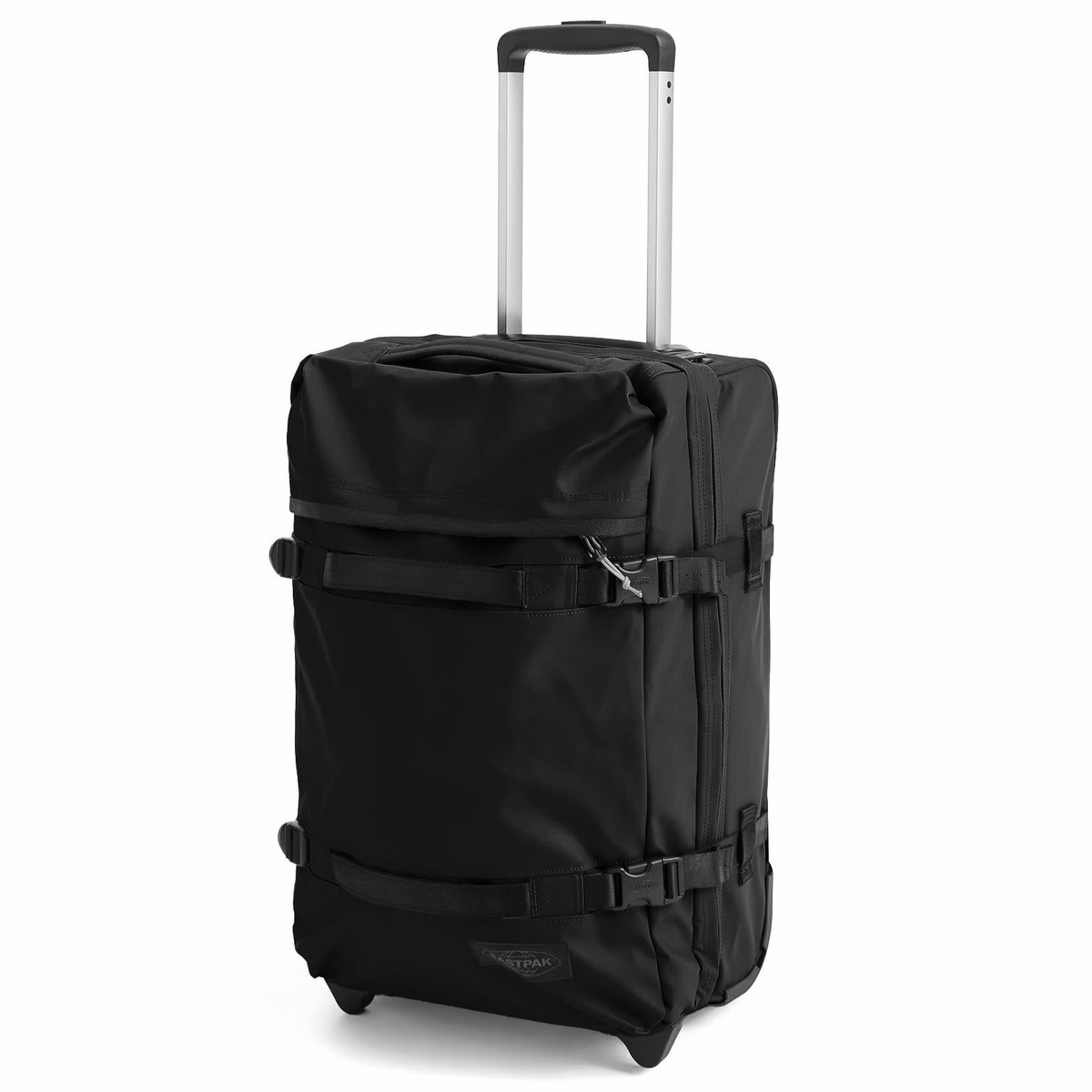 Eastpak Transit'r Small Travel Bag With Wheels in Tarp Black 