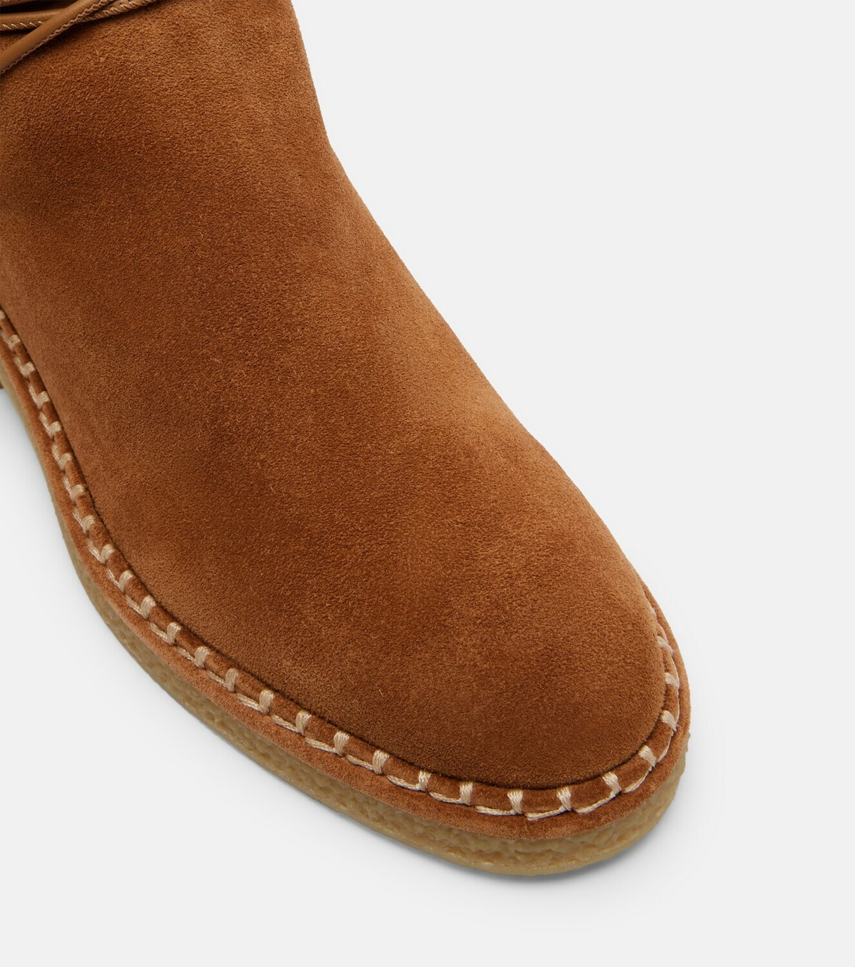 Aquazzura Megeve shearling-trimmed suede ankle boots