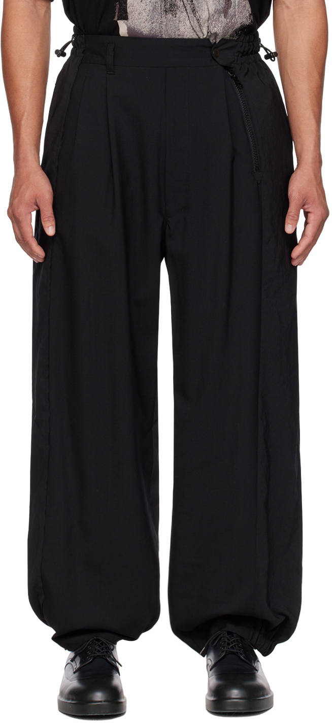 Y's Black Summer Trousers