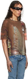 Jean Paul Gaultier Brown Shayne Oliver Edition T-Shirt