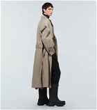 Balenciaga - Oversized cotton-blend trench coat
