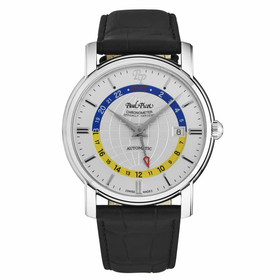Paul Picot Firshire Automatic Silver Dial Mens Watch P3755.SG.GMT.1131.7601