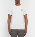 Alexander McQueen - Zardozi-Appliquéd Cotton-Jersey T-Shirt - Men - White