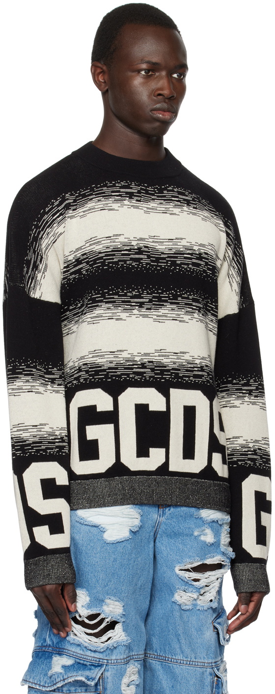 GCDS Black Degradé Sweater
