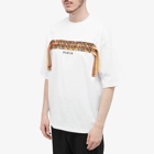 Lanvin Men's Curb Lace Logo T-Shirt in Optic White