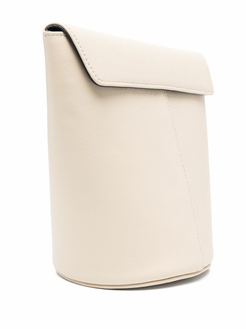 Tsatsas White Olive Leather Bucket Bag