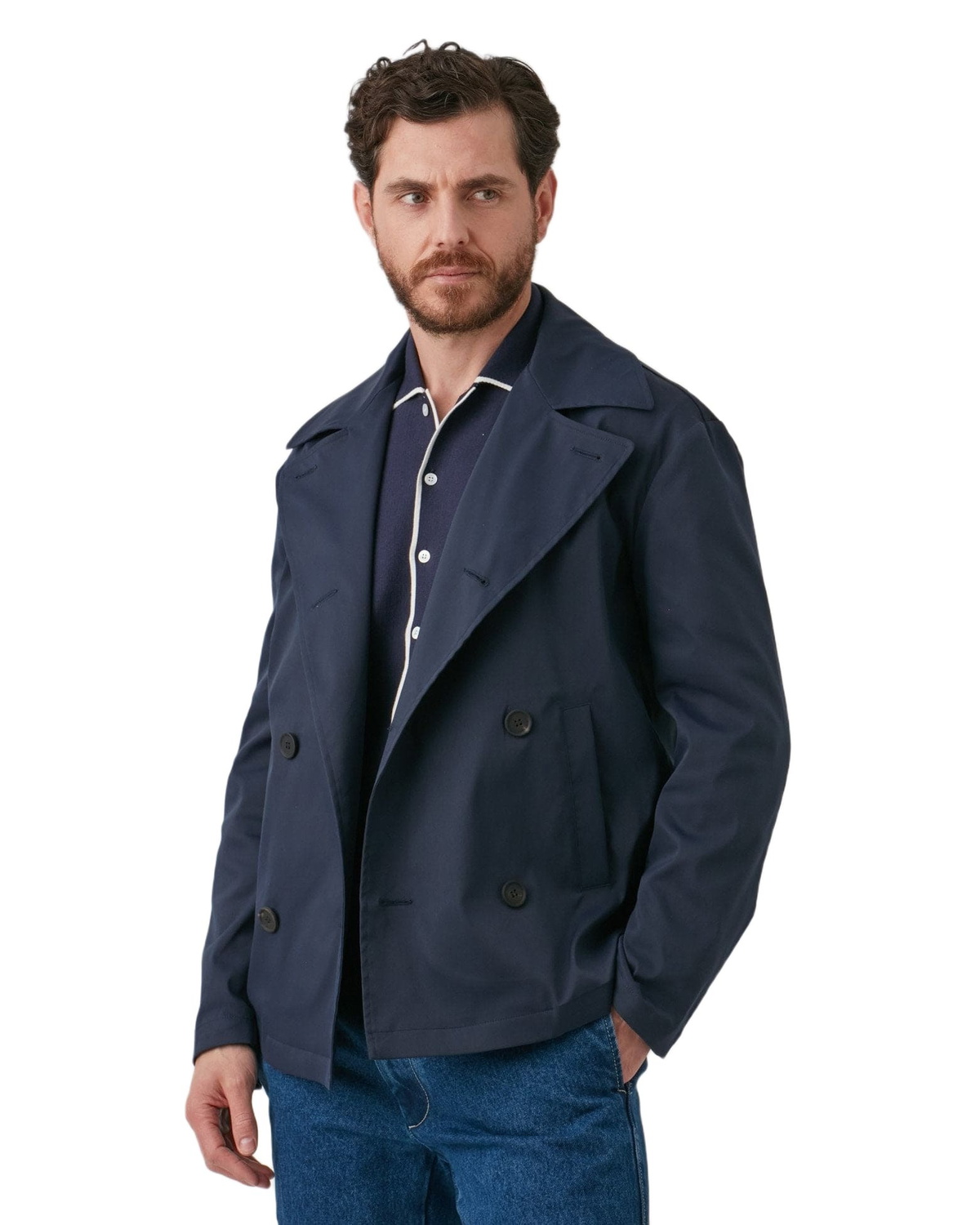 doppiaa Aalbina Waterproof Peacoat