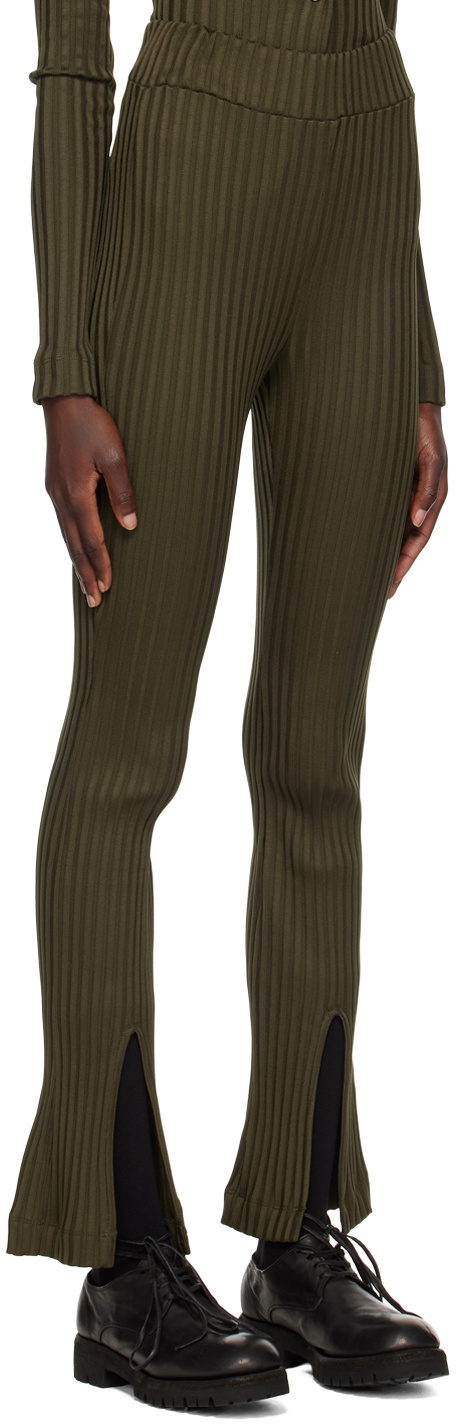 Elleme Khaki Vented Trousers