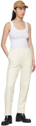 BOSS White Organic Cotton Tank Top