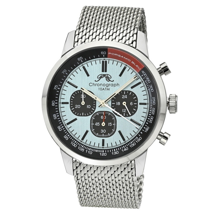 Photo: Porsamo Bleu Simon Chronograph Quartz Blue Dial Mens Watch 1322ASIS