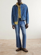 KAPITAL - Virgin Mary Reversible Corduroy-Trimmed Denim Jacket - Blue