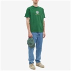 Quiet Golf Men's Dimples Logo T-Shirt in Forest