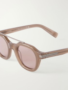 Zegna - Aviator-Style Acetate Sunglasses - Brown