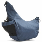 F/CE. Textured Twill Horn Mini Shoulder Bag in Navy 