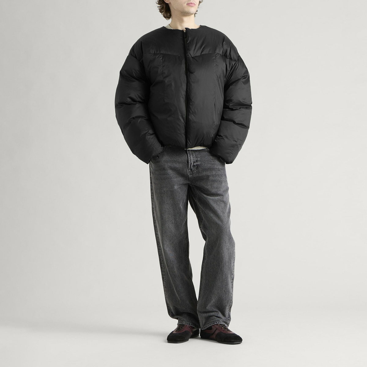 Entire Studios Men's Pod Puffer Jacket in Black