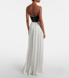 Self-Portrait Embellished maxi dress
