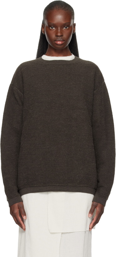 Photo: Lauren Manoogian Gray Fine Terry Crewneck Sweater