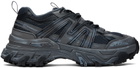 Juun.J Gray Layered Sneakers