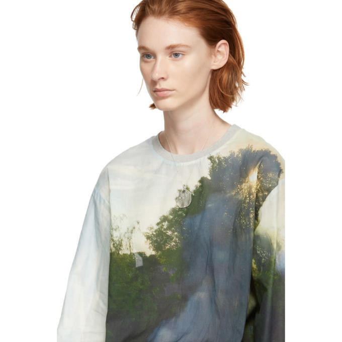 Bless Multicolor Holiday Fire Long Sleeve T-Shirt Bless
