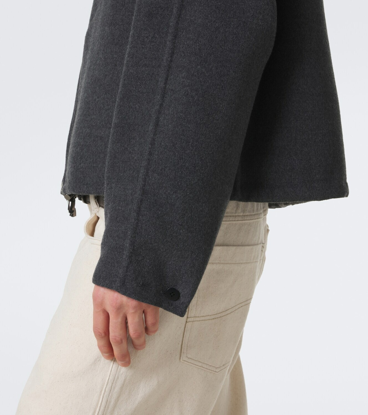 Stòffa Reversible wool fleece jacket