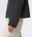 Stòffa Reversible wool fleece jacket