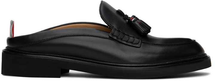 Photo: Thom Browne Black Leather Penny Loafers