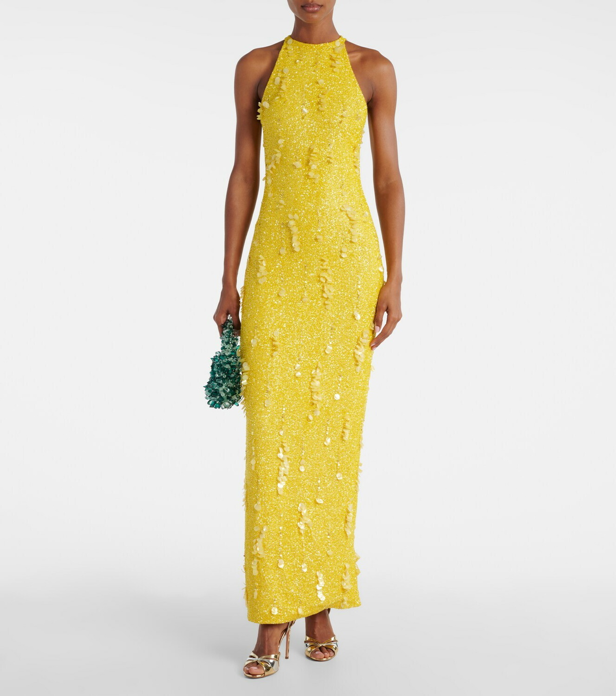 Clio Peppiatt Sirena beaded tote bag