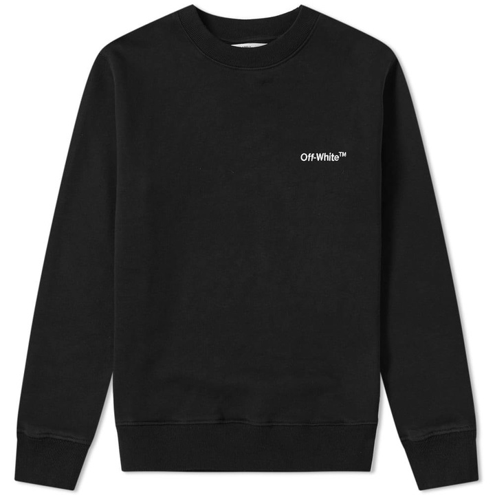 Photo: Off-White Off Crew Sweat Black