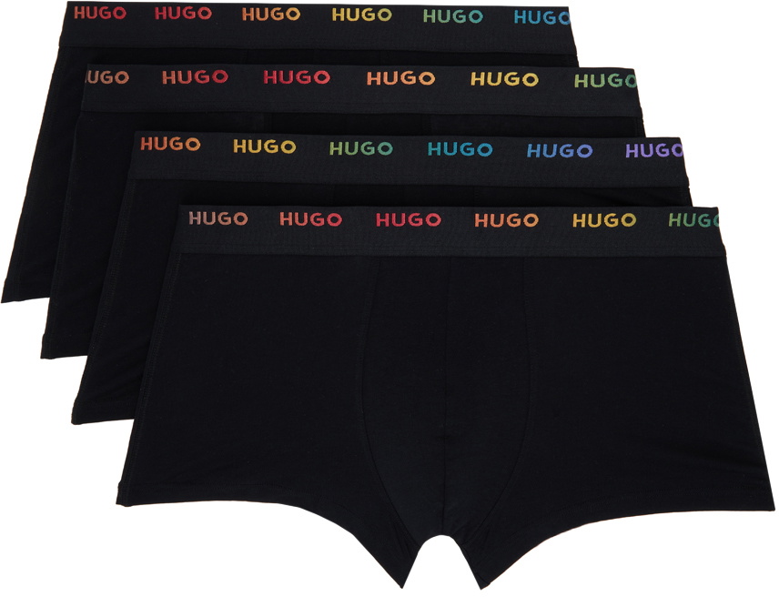 Photo: Hugo Five-Pack Black Rainbow Boxers