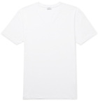Zimmerli - Striped Stretch-Cotton T-Shirt - Men - White
