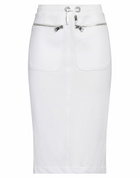 Jijil Womens Midi skirt in White