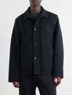 SECOND / LAYER - Dubb's Cotton-Twill Overshirt - Black