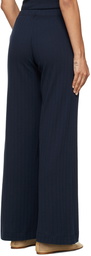 LESET Navy Pointelle Boxer Lounge Pants