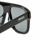 Kenzo Eyewear Women's NIGO1 Sunglasses in Shiny Black/Smoke
